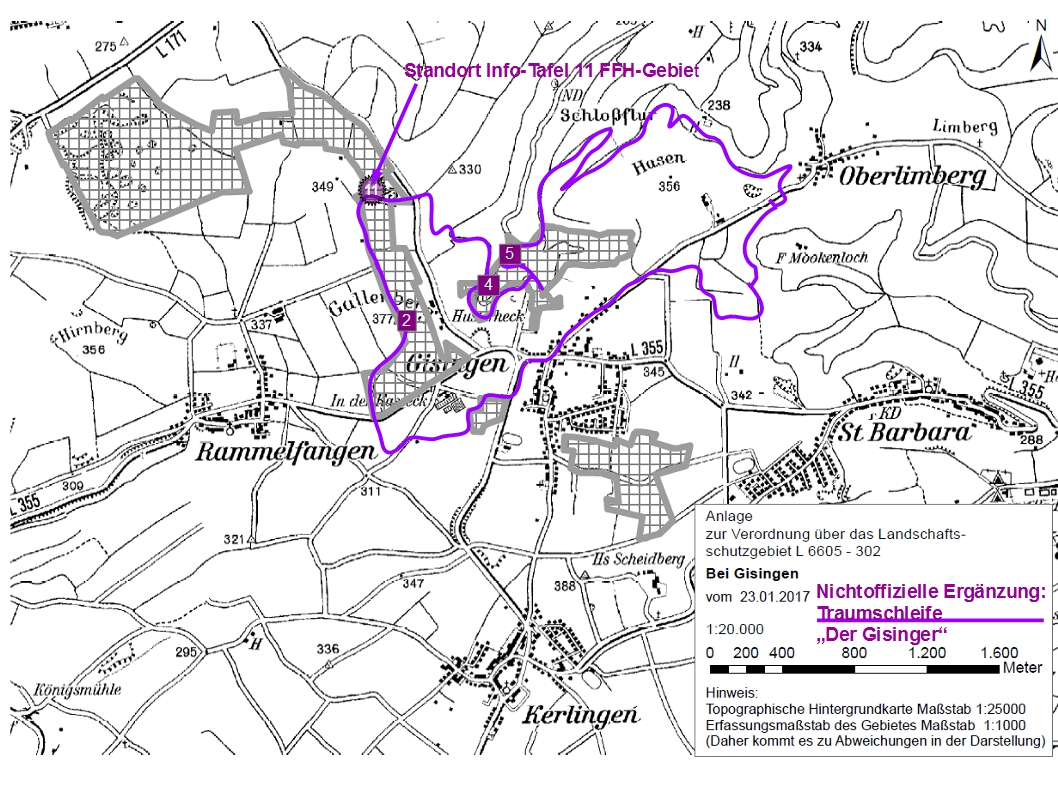 Infotafel Landschaftsschutzgebiet