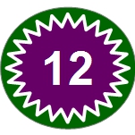 12 Nummer Info Tafel