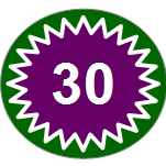 30 Nummer Info Tafel