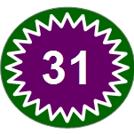 31 Nummer Info Tafel