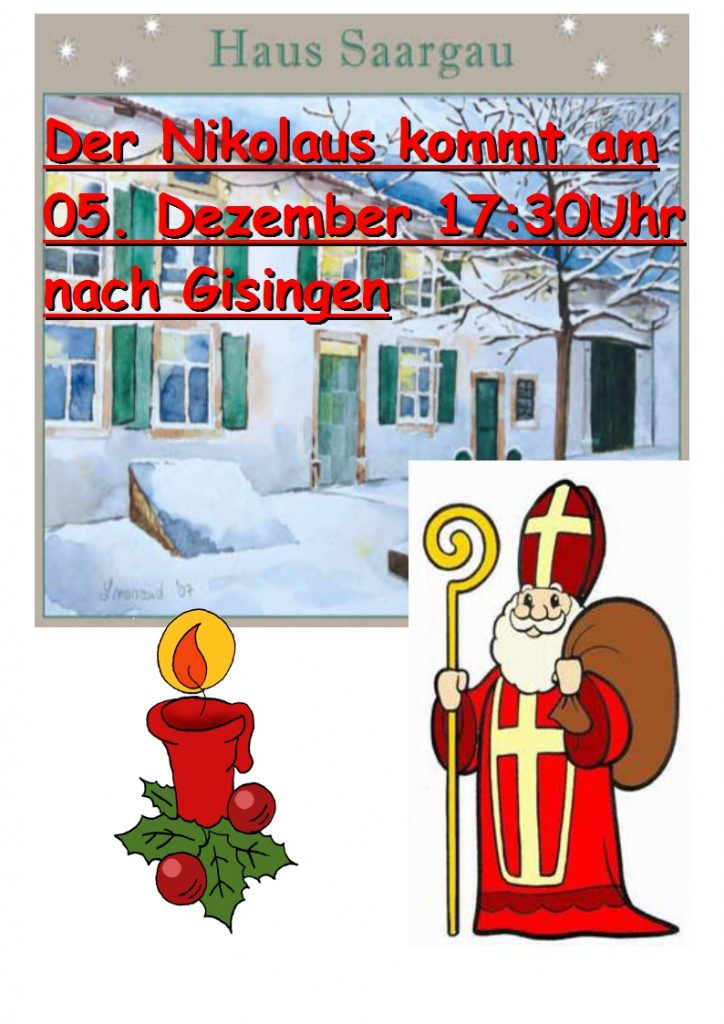 Plakat Nikolausabend 2017 ohne text